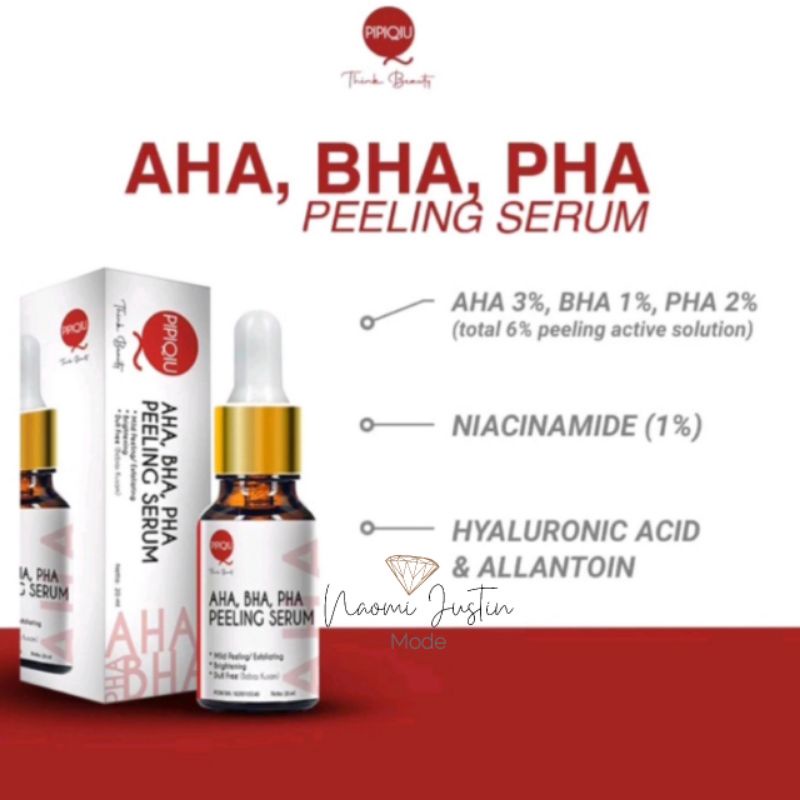 Pipiqiu Serum Peeling Aha Bha Pha Pencerah Wajah