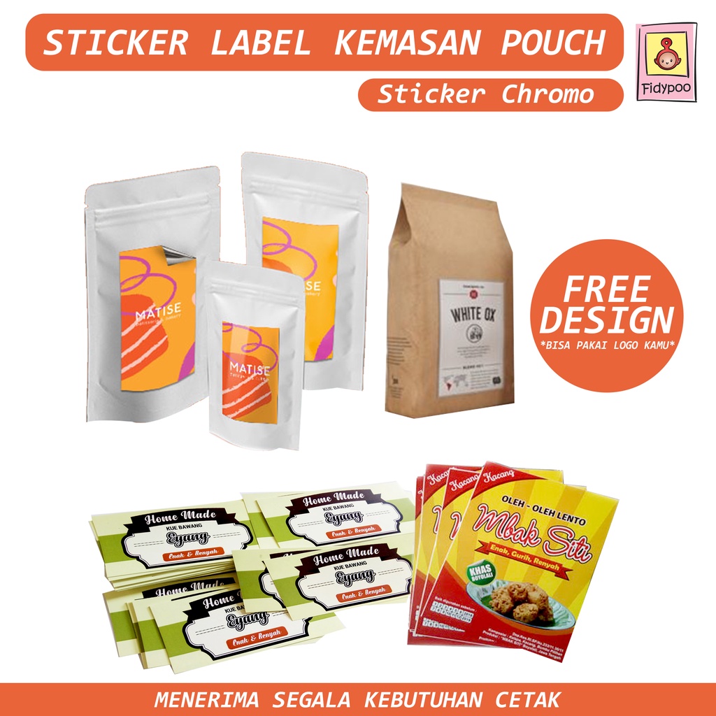 

STICKER LABEL POUCH // LABEL MAKANAN // LABEL BOX OLSHOP // STIKER TEMPEL