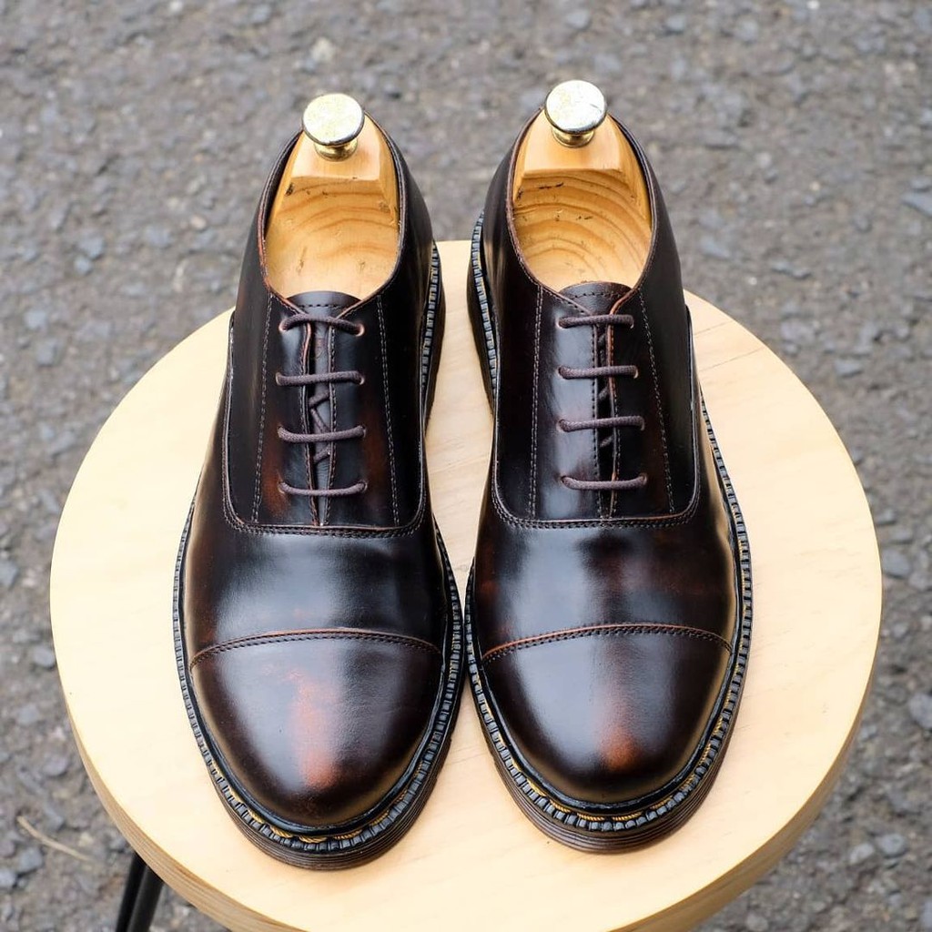 [SEPATU KULIT] AZCOST FOOTWEAR NEW OXFORD BURGUNDY