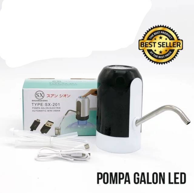 pompa galon led elektrik