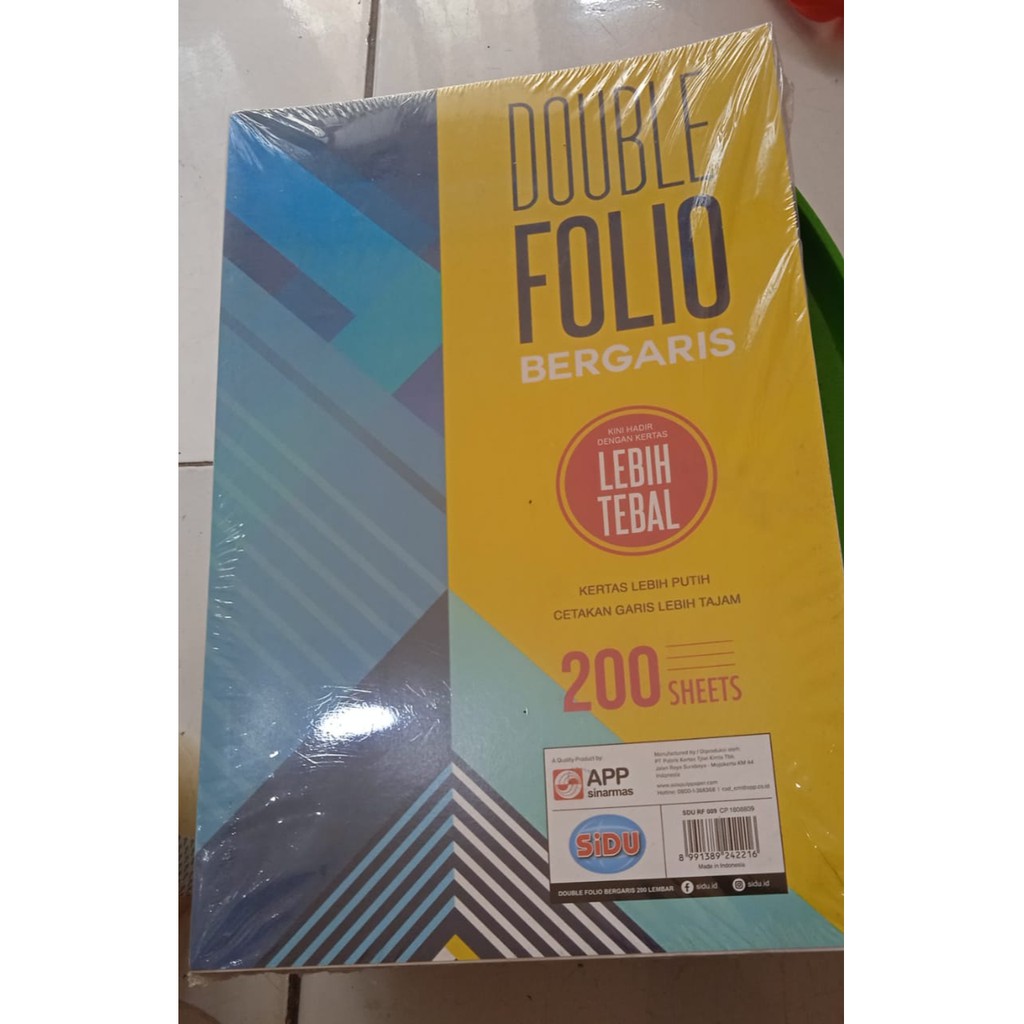 

Kertas Double Folio isi 200