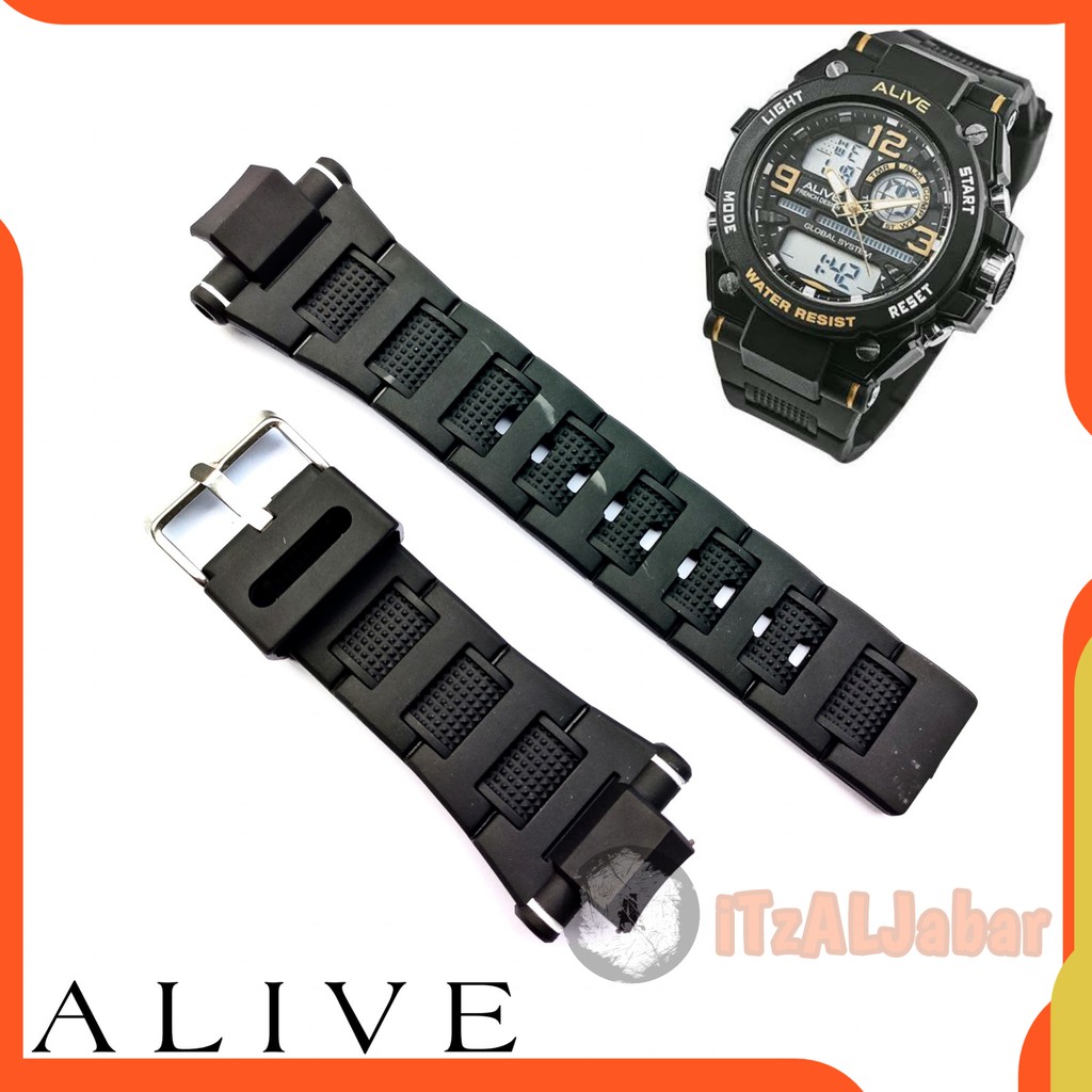 Tali jam tangan Sophie paris alive adrien Rubber strap