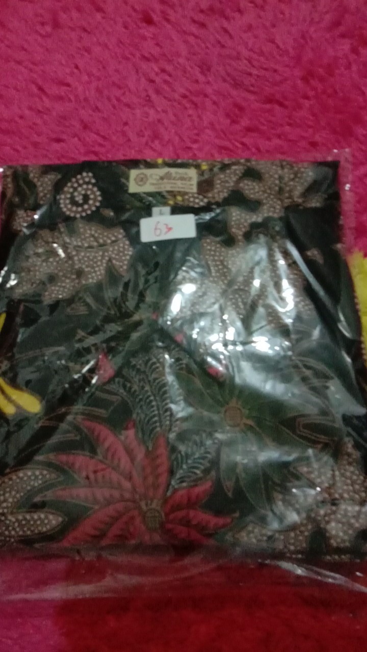 Baju Batik Pria Lengan Panjang Modern Batik Pria Lengan Panjang Slimfit Kemeja Batik Pria Rba012