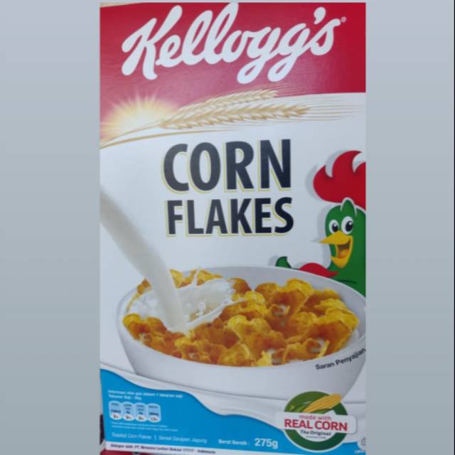 

Corn flakes kelloggs 275gr dan corn flake repack cereal corn flakes