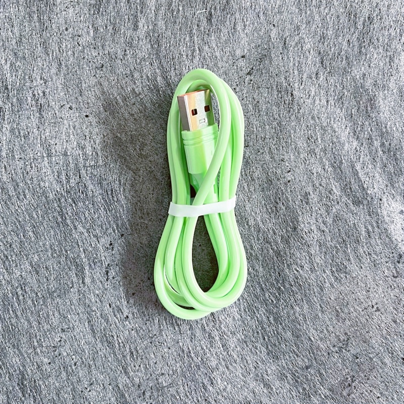 【1151】（Beli 50pcs Gratis Toples）KABEL MACARON KABEL MURAH 5 WARNA MICRO USB UNTUK GROSIR TOPLES