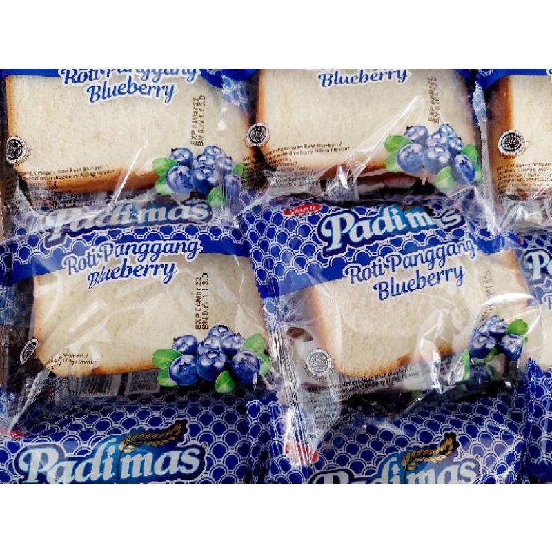 Padimas Roti Panggang / Padimas Ropang 65 gr-Bluebery