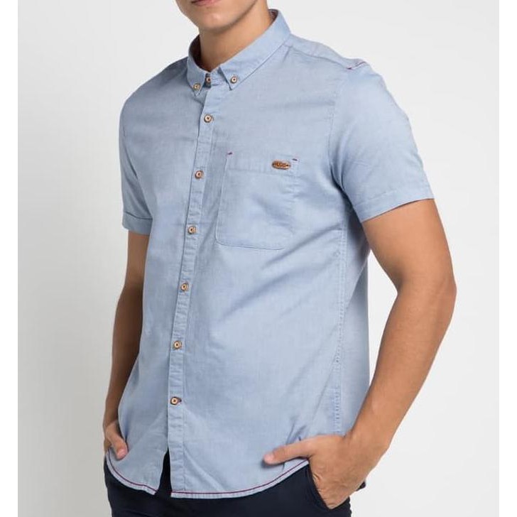 LOIS JEANS ORIGINAL - Kemeja Pria Lengan Pendek KL923