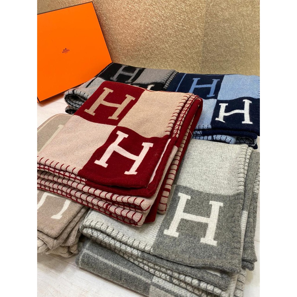 Selimut Blanket H Wool Super Mirror Quality Shopee Indonesia