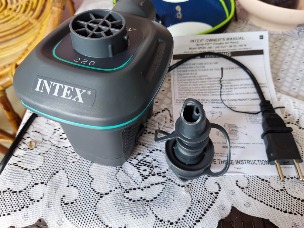 Pompa Angin Listrik Intex 66640  / Quick Fill Ac Electric Pump Original