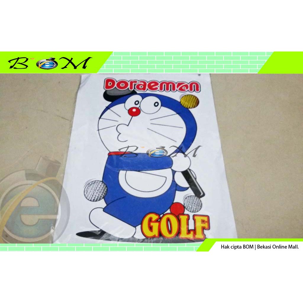 Sticker Stiker Motor Mobil Gambar Cartoon Kartun Karakter Doraemon