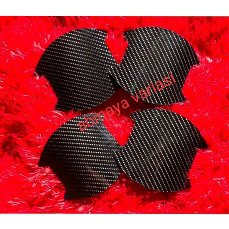 Outer Handle Mobil VIOS GEN 2 Sticker 5D Carbon