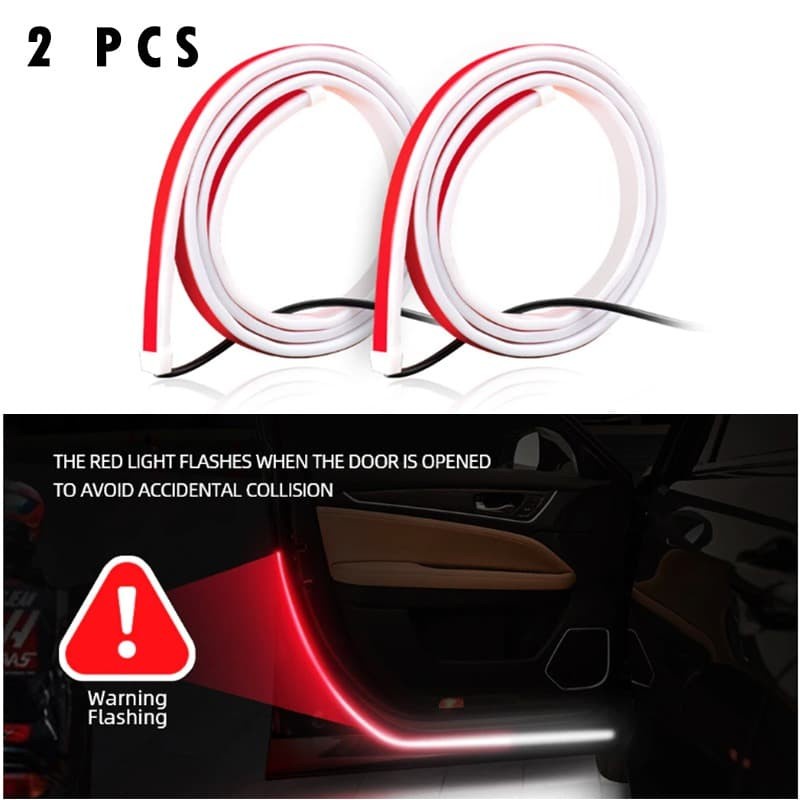 Lampu Peringatan Pintu Car Light Warning Door Strip Universal Mobil Avanza Xenia Veloz Agya Ayla Brio Brv Hrv Mobilio Calya Sigra Rush Terios Xpander Wuling Innova Fortuner Pajero Hilux Triton Raize Rocky City Jazz Yaris Hatchback Almaz Crv Livina Ertiga