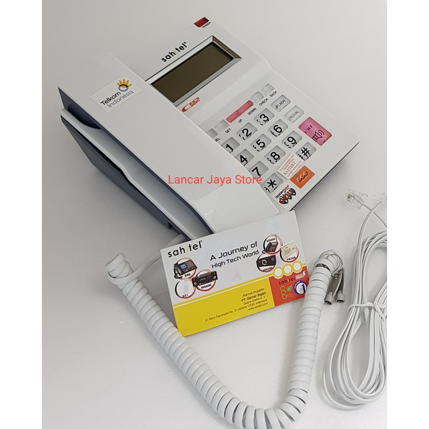 Telephone Sahitel S-52 (WHITE,BLUE,RED)