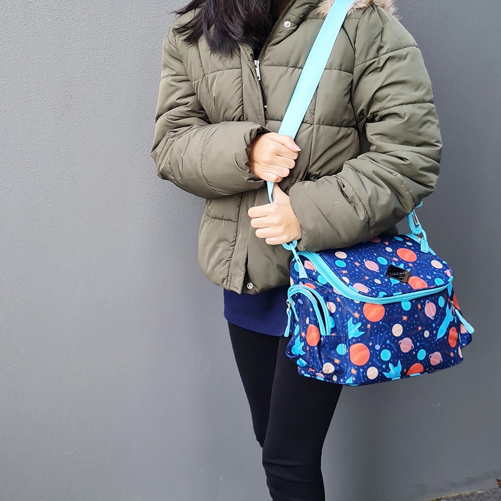 Okiedog Freckles Cooler Bag Galaxy Blue Tas Penyimpan ASI