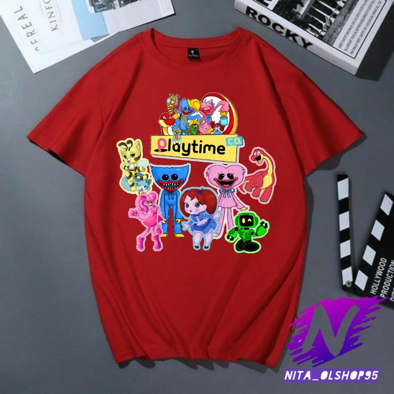 baju anka playtime kaos anak playtime kaos play time huggy wuggy free tulis nama