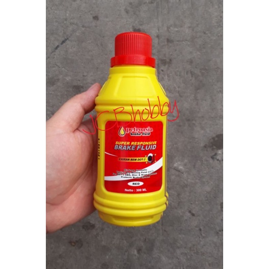 Minyak rem Brake Fluid DOT3 cairan merah PETROASIA 300ml