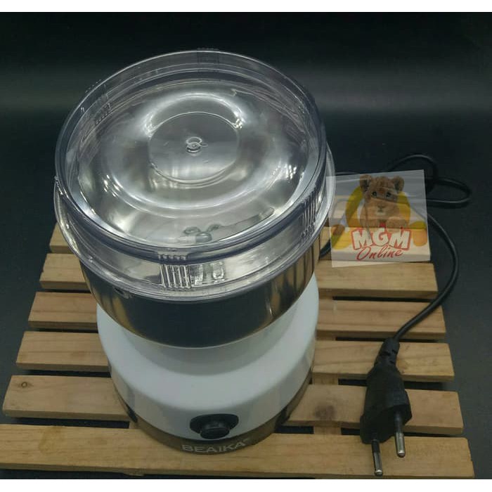 Gilingan kopi 85g &amp; bumbu electrik 150w stainless coffee grinder 2453