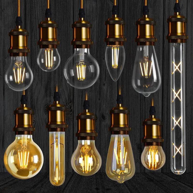 Lampu LED Filamen 4 watt Edison ST64 G80 T30-185