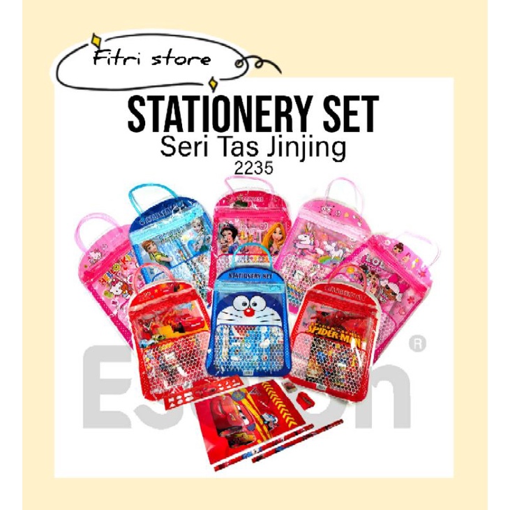 

Alat tulis set tas