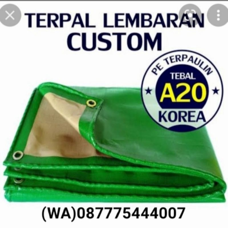 terpal plastik A20 korea 5×8 meter