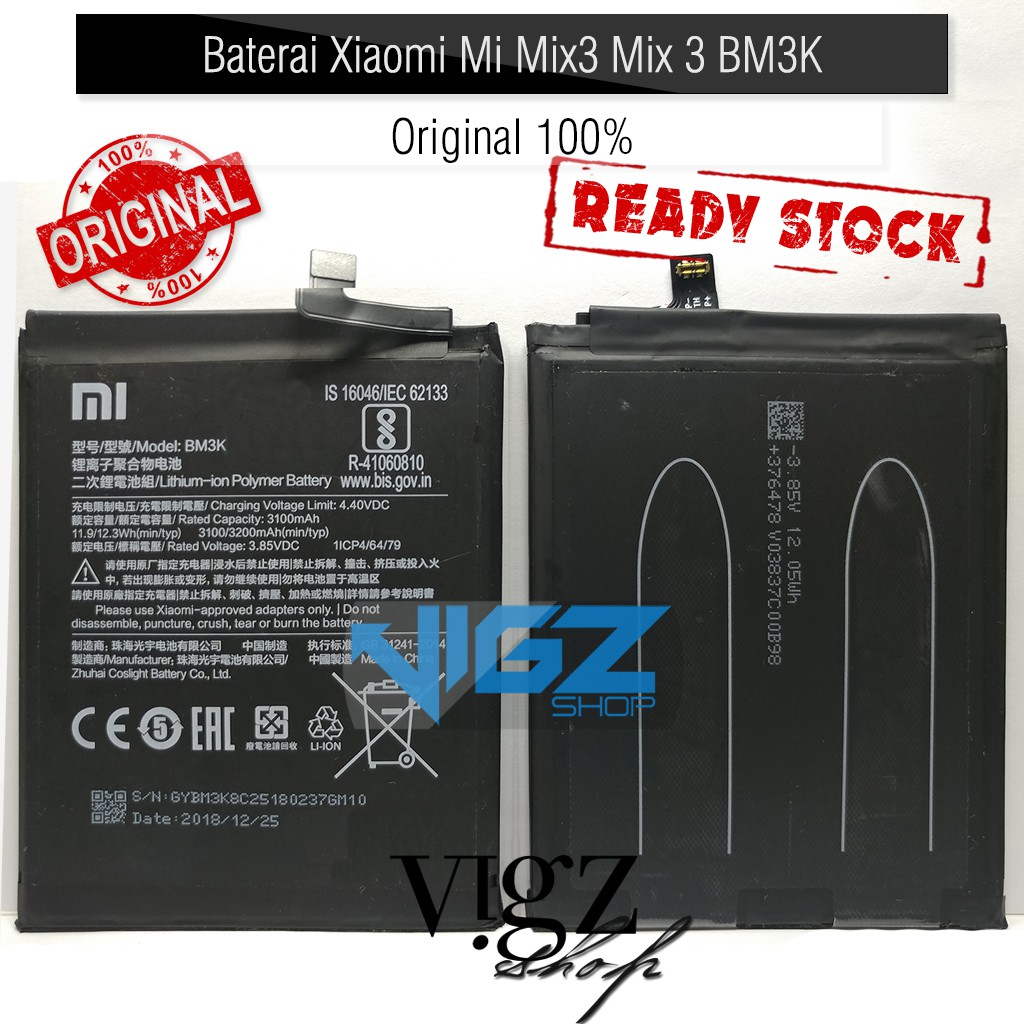 Baterai Xiaomi Mi Mix 3 BM3K Original 100%