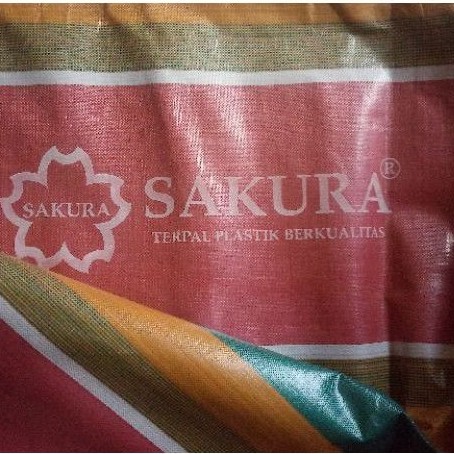 Terpal 4x8 A12 Pelangi / Strip A - Sakura & non sakura