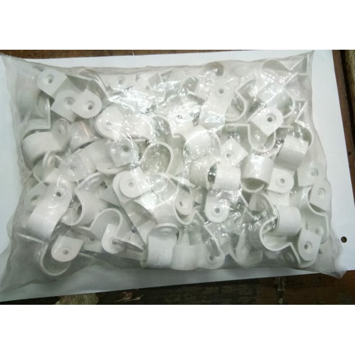 Clamp / Klem Pipa PVC 25mm merk Clipsal