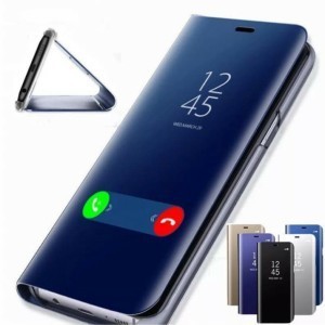 OPPO RENO 4F FLIP CASE CLEAR VIEW MAGNETIC FLIP COVER MIRROR