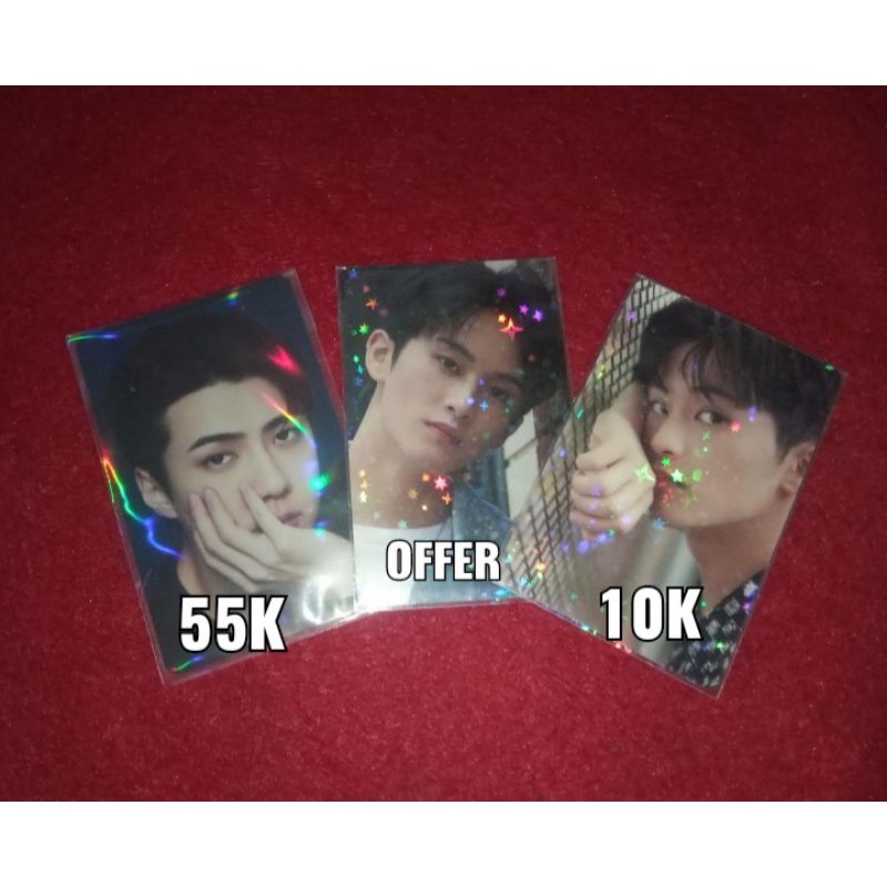 (READY) Photocard Sehun EXO, Mark dicon dilan & pager