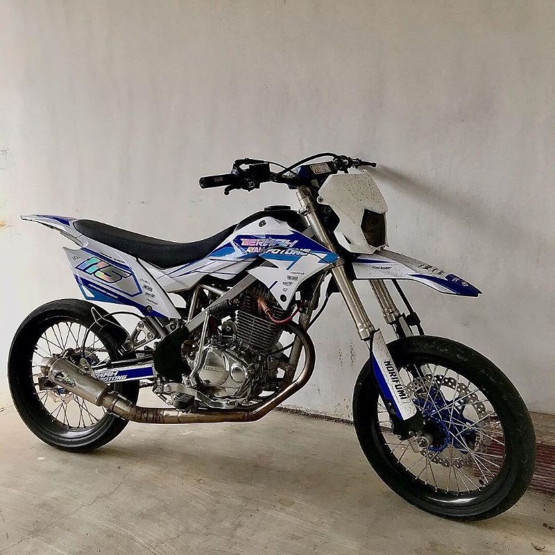dekal Stiker fullbody klx kombinasi hologram
