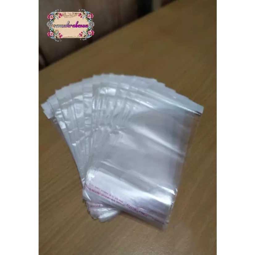 packing plastik packing plastik plastik opp kaca bening ISI 10 PCS SB749