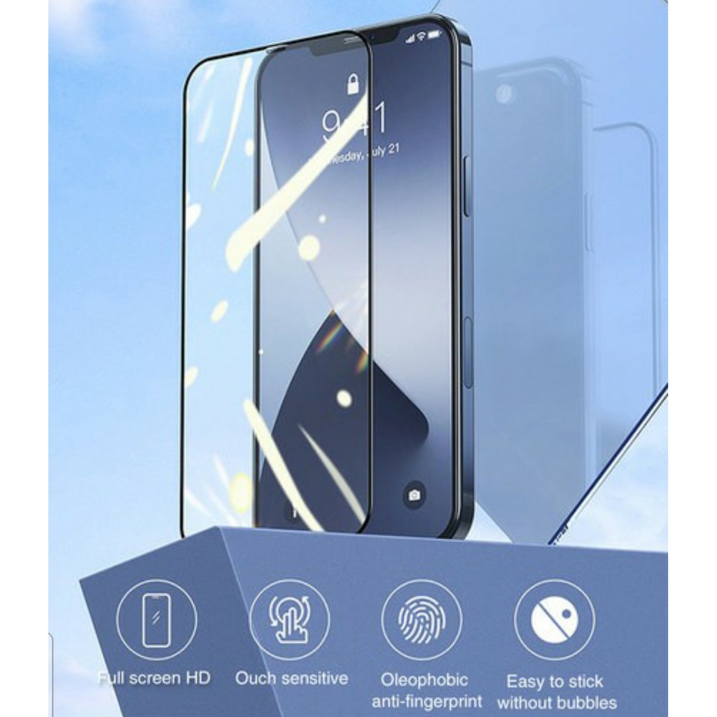 Tempered glass Full Cover Iphone 11 12 13 mini 11 12 pro 11 12 13 14 pro MAX 14 Plus X XR Xs 6 7 8 se2 6+ 7+ 8+ antigores  screen guard