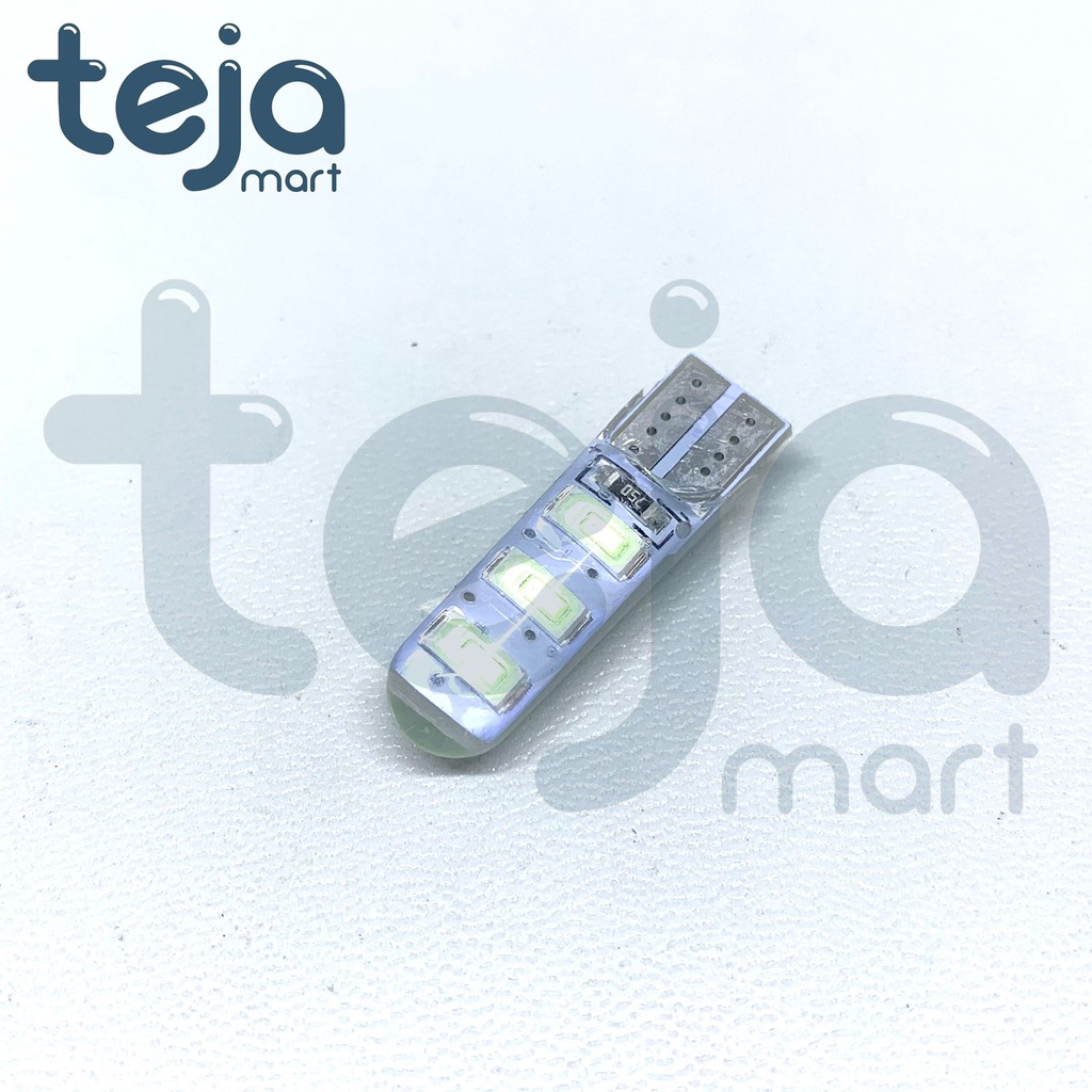 Lampu LED T10 Crystal Kristal Jelly 6 Mata SMD 5730 Senja Sein Speedometer HIGH QUALITY