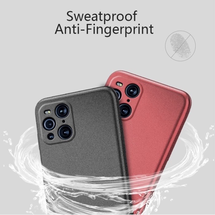 OPPO FIND X3/X3 PRO PREMIUM TPU SANDSTONE SILIKONE CASE ANTI LICIN