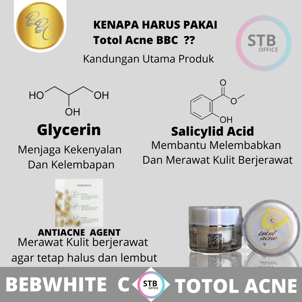 Bebwhite C Totol Acne Ampuh Mengatasi dan Menghilangkan Jerawat Secara Cepat bbwhite bbc 10ml