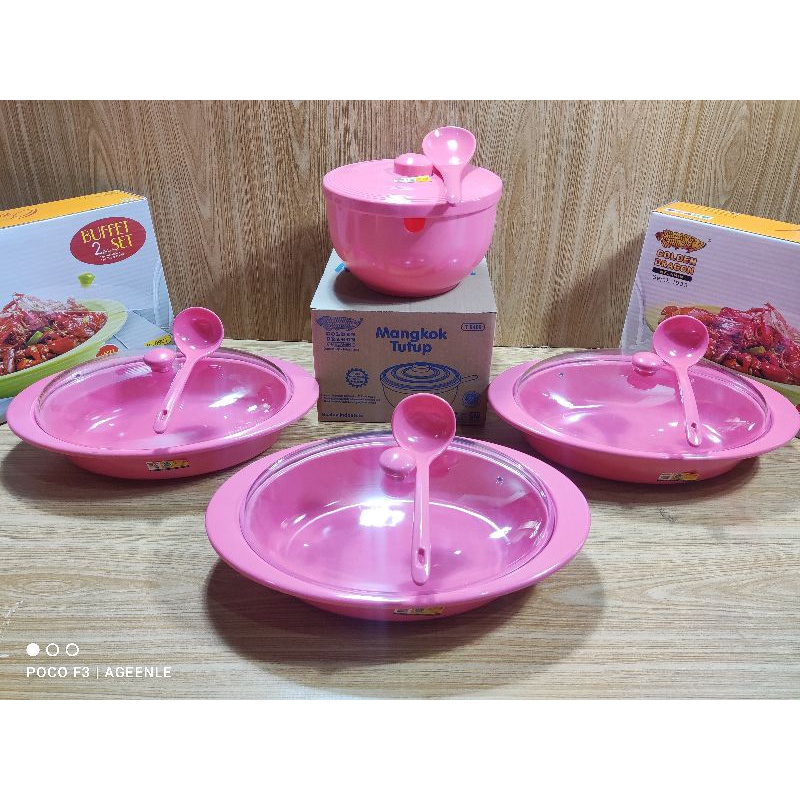 Set prasmanan melamin oval