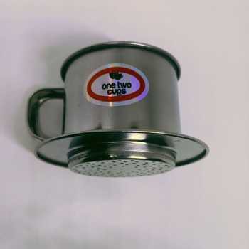 Filter Kopi Vietnam Drip Coffee Maker Coffee Dripper Gelas Kopi Saring Seduh Stainless 100 ML