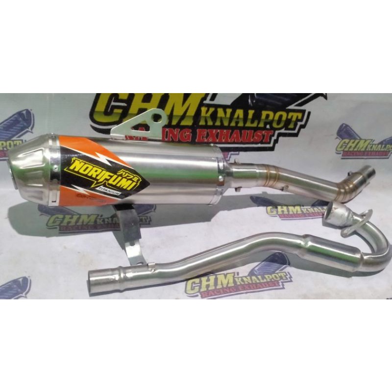 KNALPOT CRF KLX DTRACKER NORIFUMI TITANIUM