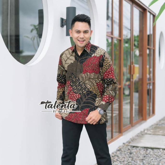 Baju Batik Batu Raden Kemeja Pria Lengan Panjang Executive Muda Ori
