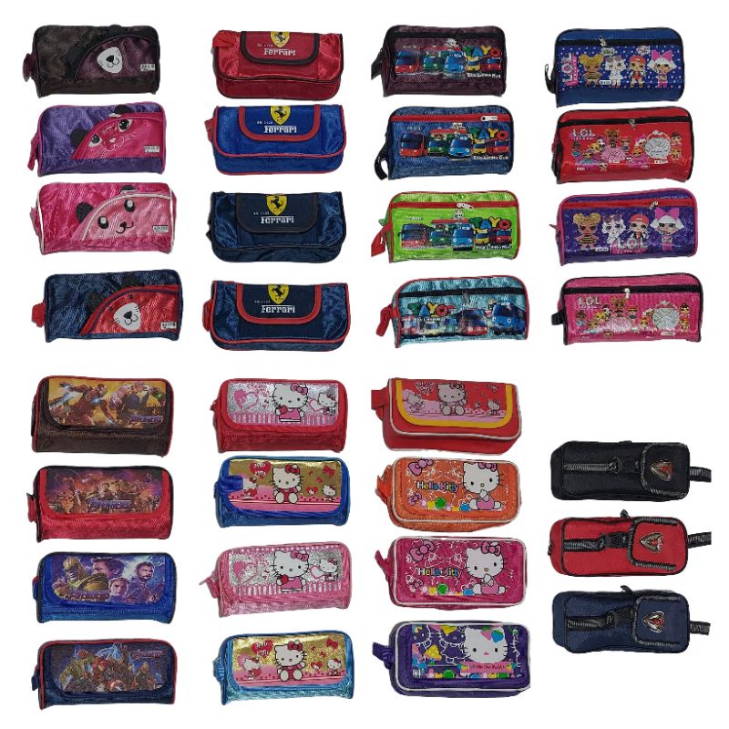 

Tempat Pensil Parasut ERICA Model Dompet Gambar Anak Cewe Cowo