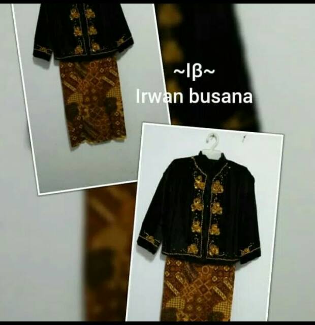 Baju adat jawa bludru size TK ( cowok/cewek )