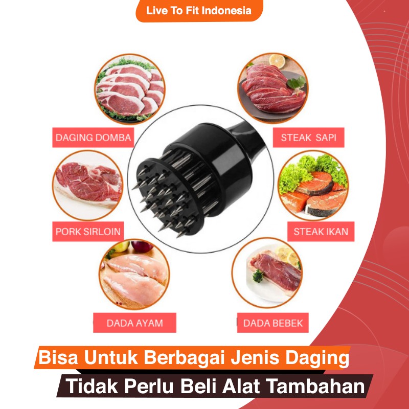 Alat Pelunak Pengempuk Penghalus Daging Meat Tenderizer