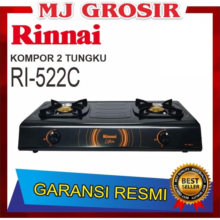 PROMO KOMPOR 2 TUNGKU MURAH RINNAI RI 522 C RI522C