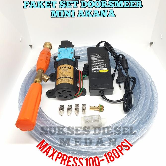 *****] Steam Alat Mesin Cuci Motor Mobil AC Kendaraan Pompa Air 100PSI TSL