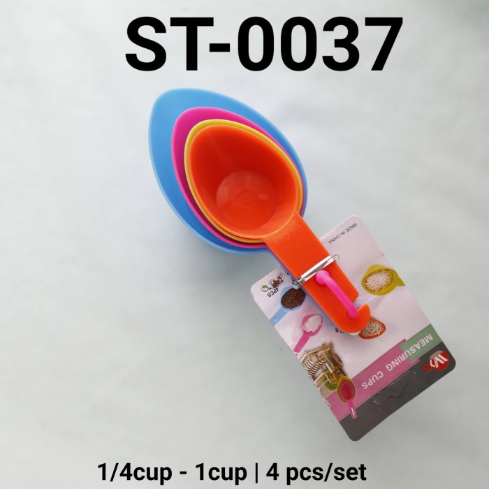

ST-0037 SENDOK TAKAR SENDOK UKUR TAKARAN CUP SET MEASURING SPOON OVAL TERBARU
