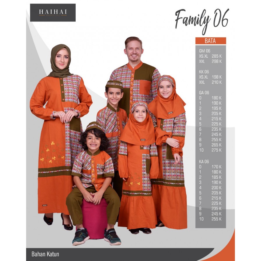 [ORI 100%] GAMIS SYARI HAIHAI GM 06 BATA DRESS PREMIUM BRAND SARIMBIT