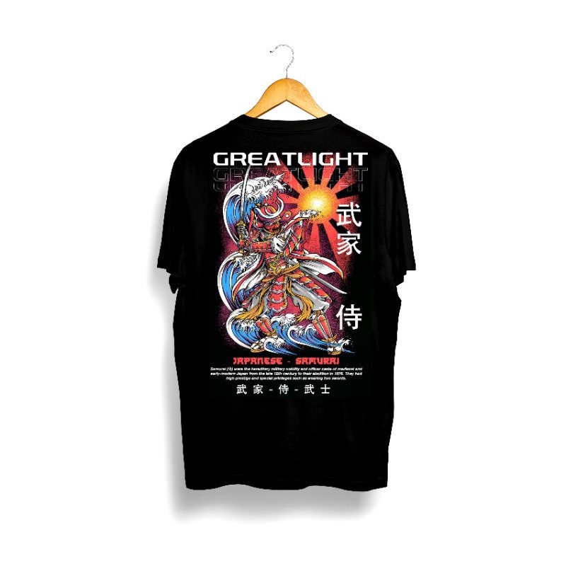 kaos pria/JAPANESE SAMOERAI ORIGINAL GREATLIGHT/kaos distro