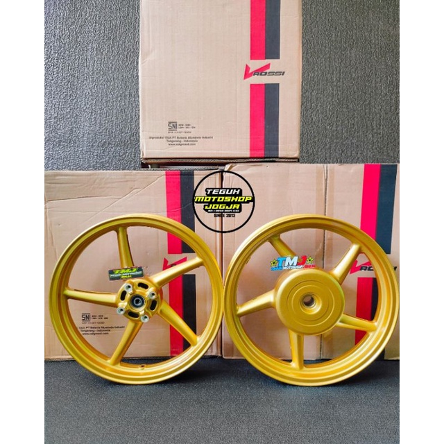 VELG RACING VROSSI VROSI R14 SANCA PALANG 5 MODEL SP522 VARIO 110 FI BEAT KARBU BEAT DELUXE SCOOPY S