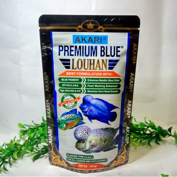 

AKARI PREMIUM BLUE TROPICAL Pakan / MAKANAN IKAN 100g