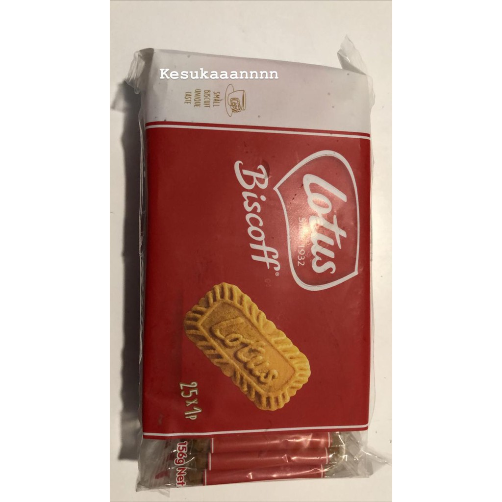 Lotus Biscoff Cookie Isi 25pcs Biskuit